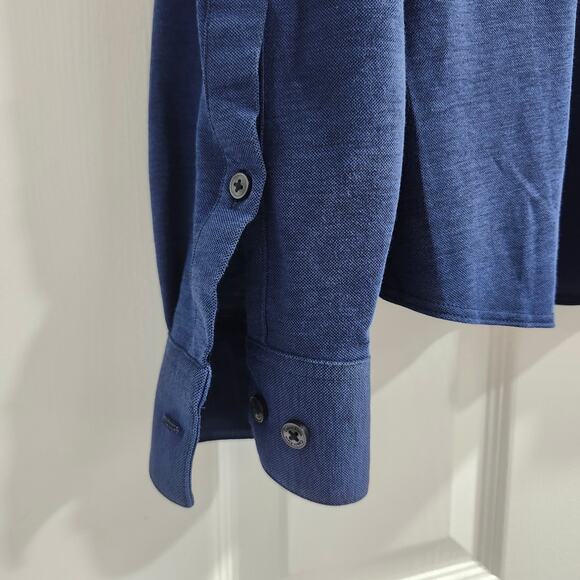 Calvin Klein Navy Long Sleeve Shirt - Picture 7 of 9